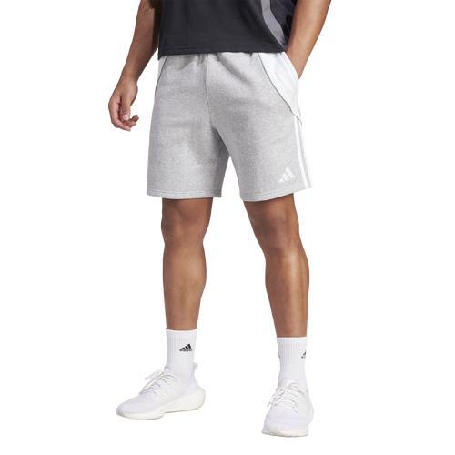 adidas Mens adidas Tiro 24 SW Shorts - Mens Medium Heather/White Product Image