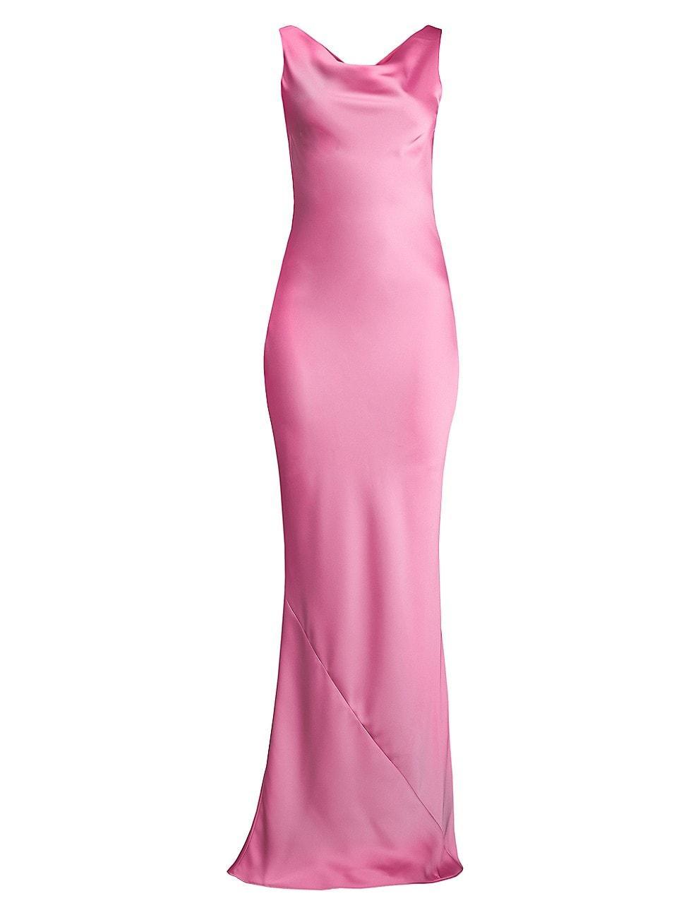 Womens Maria Satin Gown Product Image