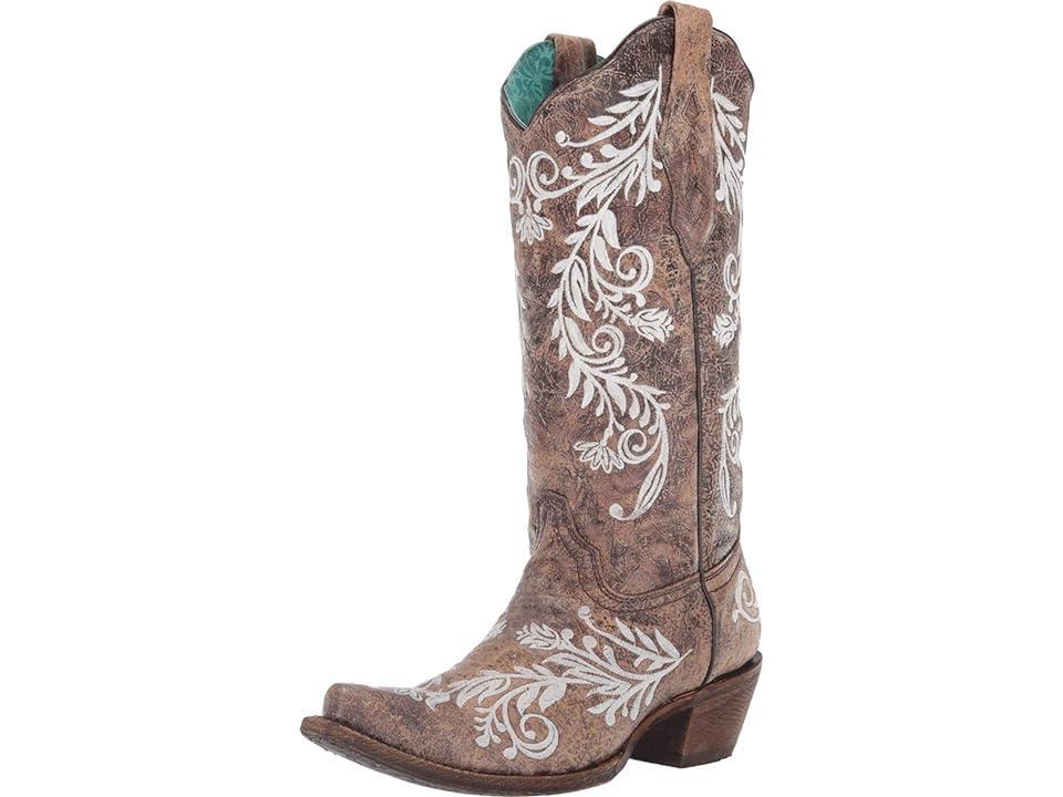 Corral Boots A3753 White) Women's Boots Product Image