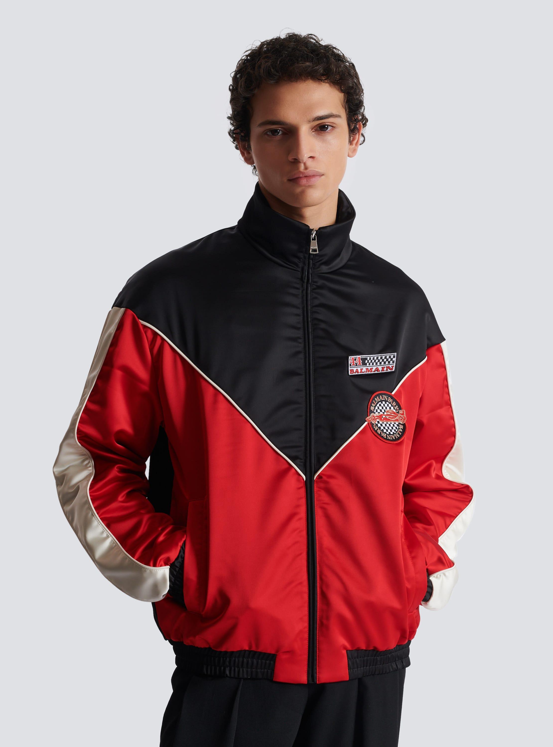 Satin Balmain Racing jacket in three colours Product Image