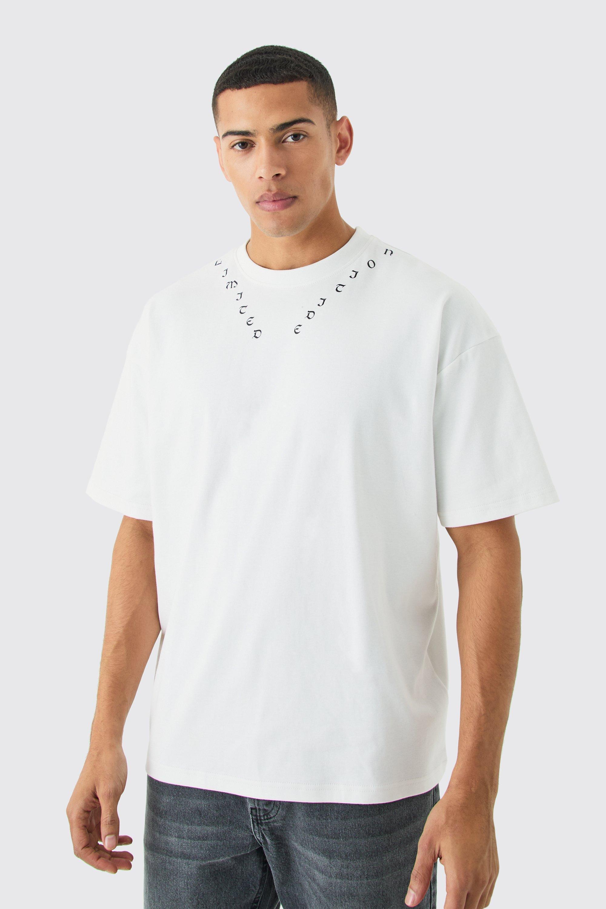 Oversized Interlock Limited Edition T-shirt | boohooMAN USA Product Image