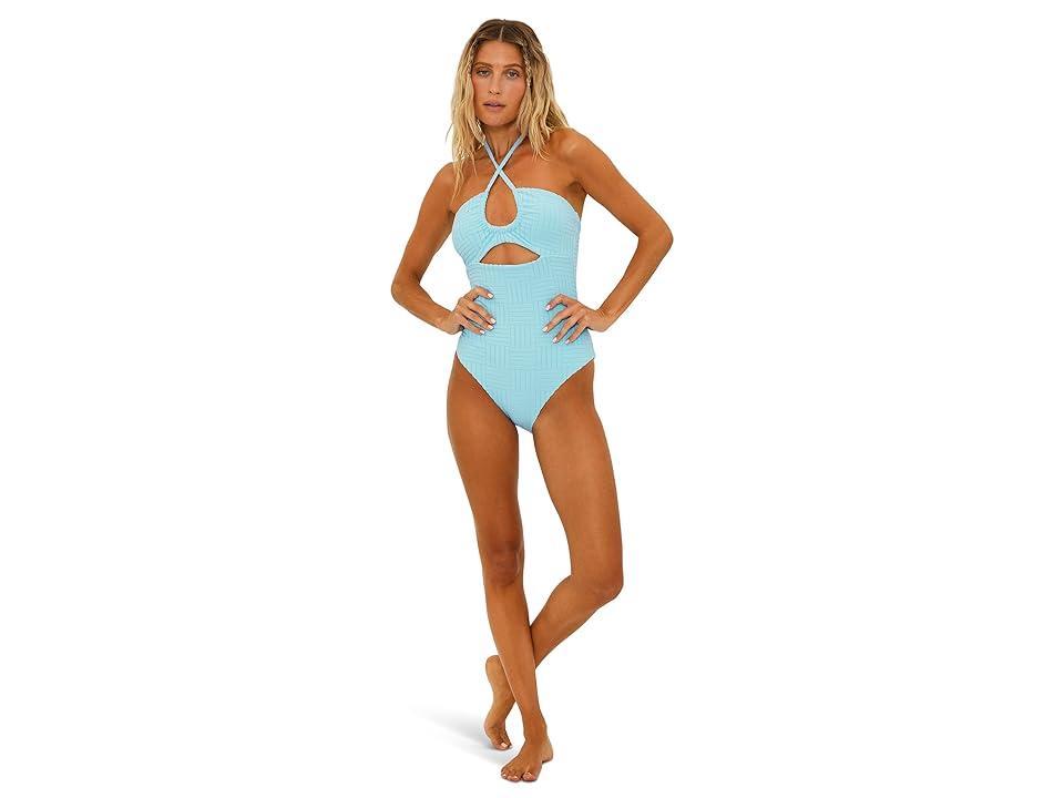 Beach Riot Phoenix One-Piece (Blueberry Ice) Women's Swimsuits One Piece Product Image