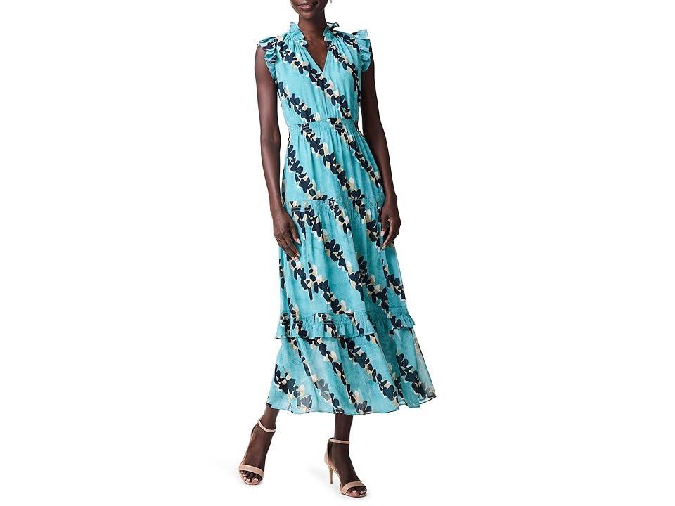 NIC+ZOE Rolling Reef Dress (Aqua Multi) Women's Dress Product Image