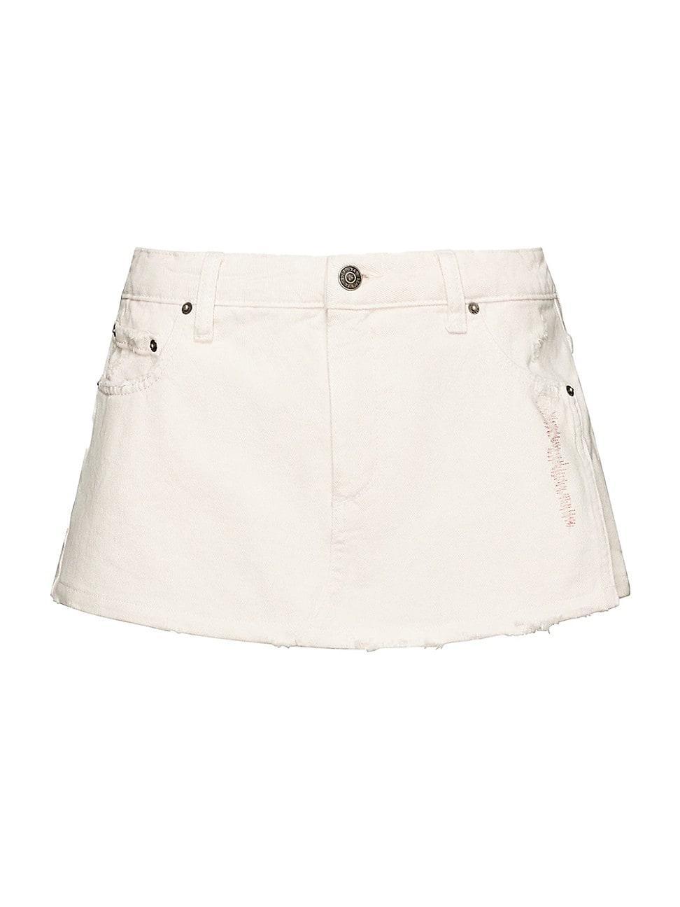 Womens Zuri Denim Skirt Product Image