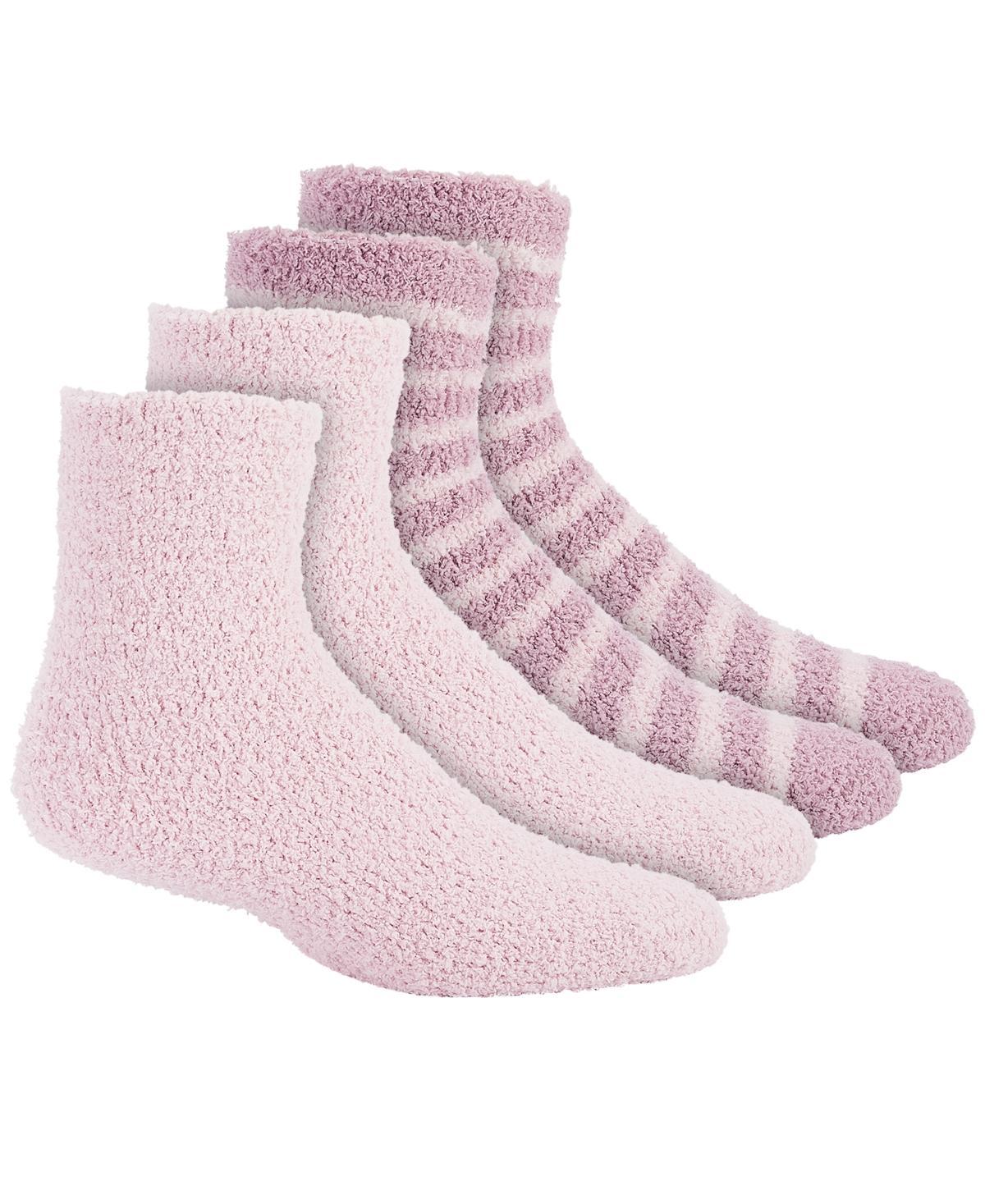 Charter Club Womens 2-Pk. Holiday Fuzzy Butter Socks, Created for Macys Product Image