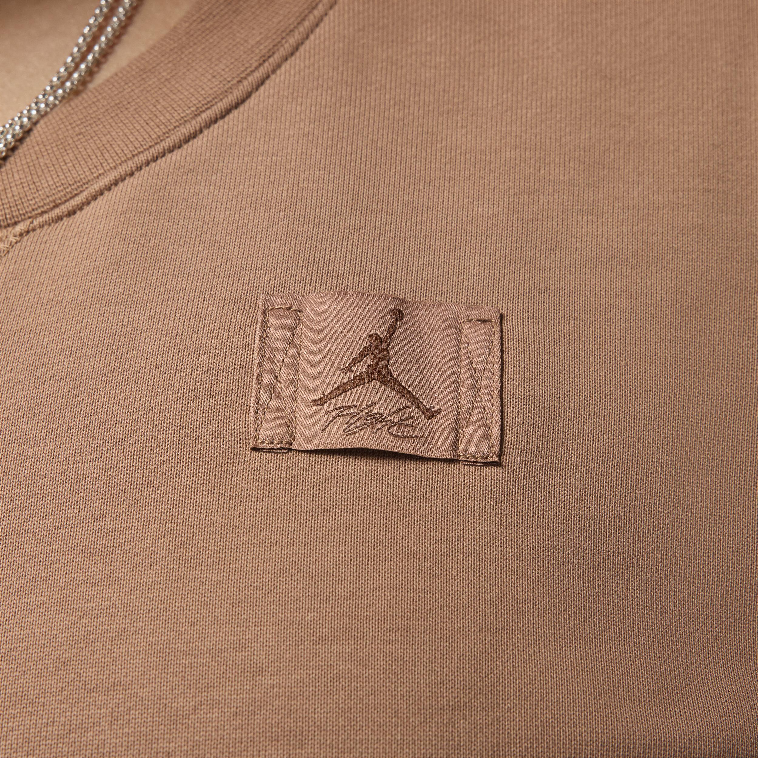 Women's Jordan Flight Fleece Crew-Neck Sweatshirt (Plus Size) Product Image