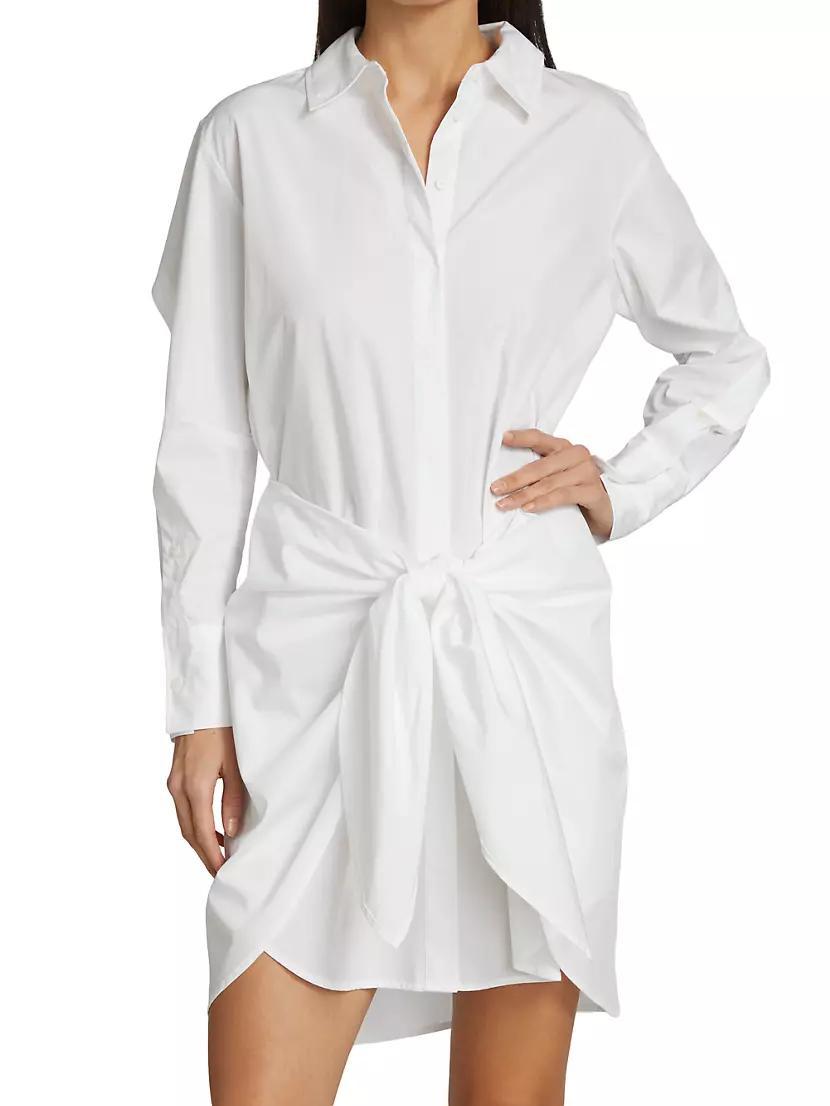 Charlotte Tie-Waist Shirt Dress Product Image