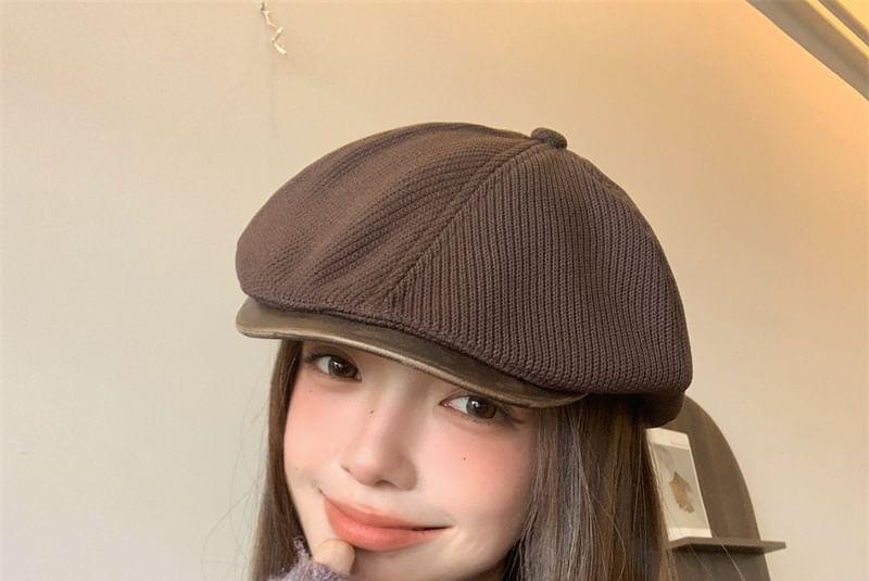 Knit Newsboy Cap Product Image