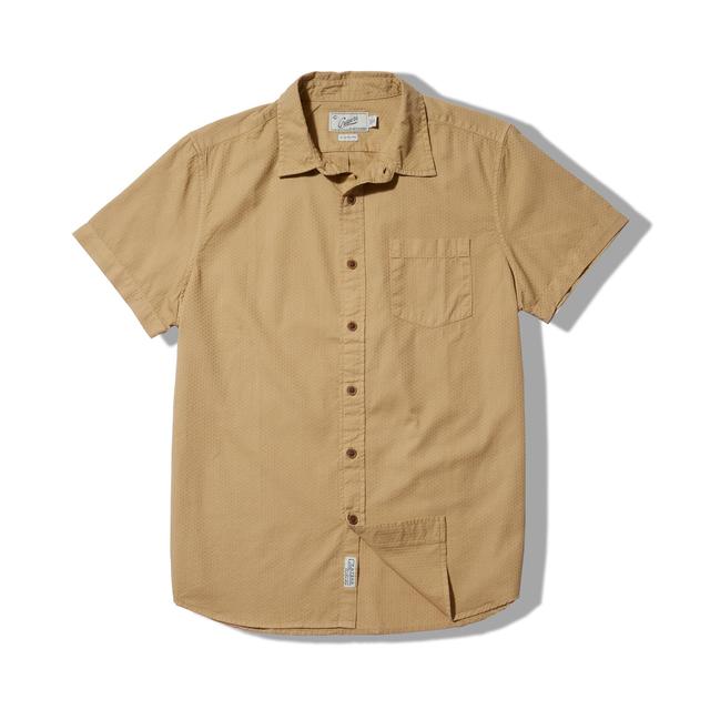 Lorenzo Dobby Short Sleeve Shirt - Khaki Product Image