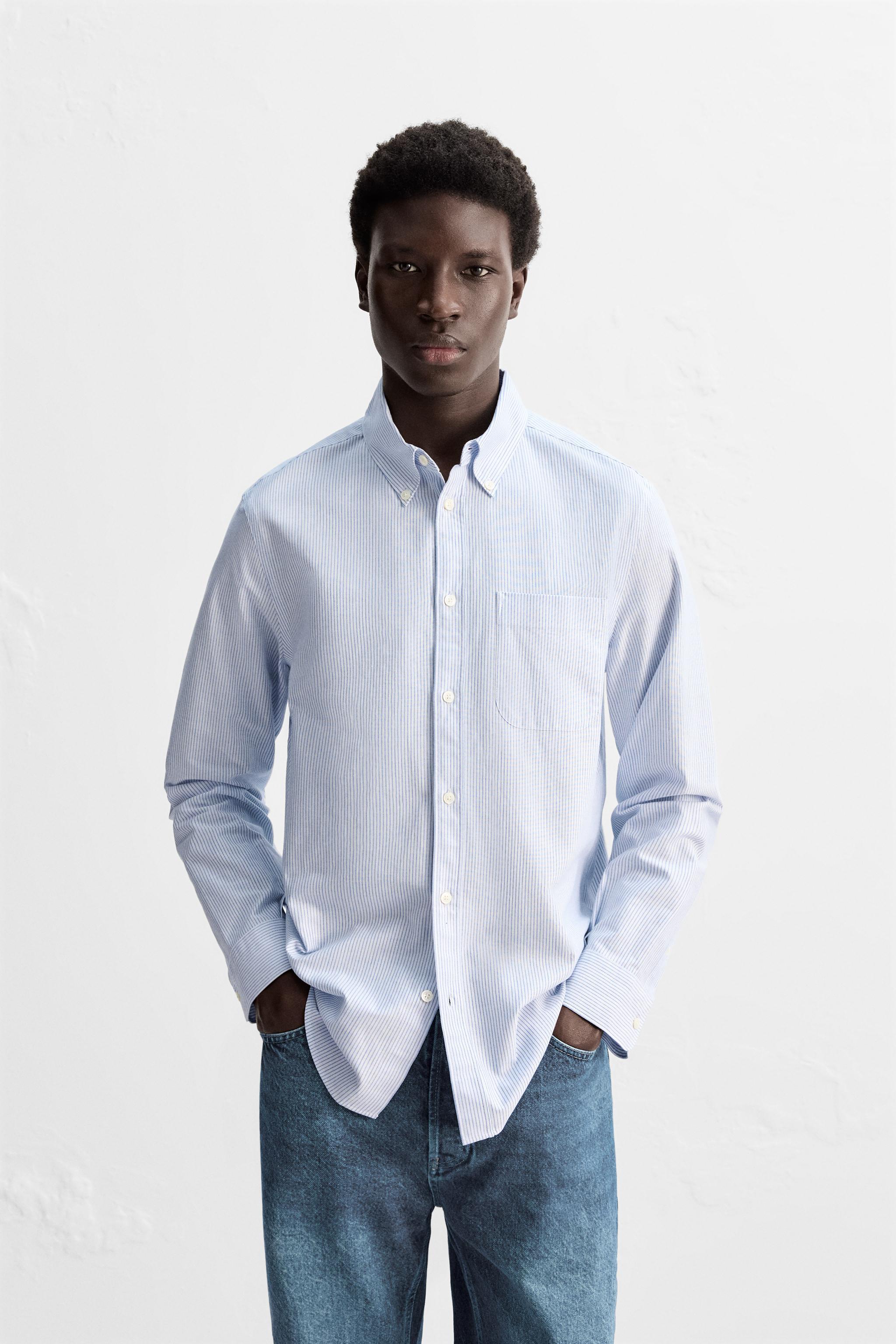 STRIPED OXFORD SHIRT Product Image