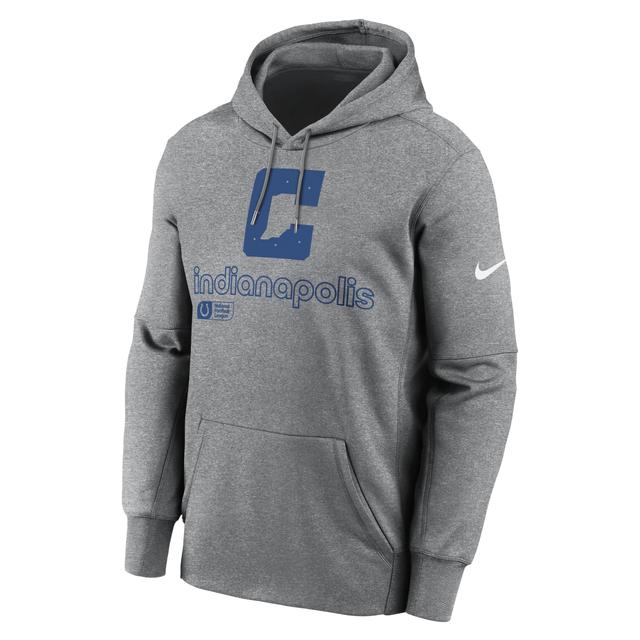 Men's Indianapolis Colts Menâs Nike Therma NFL Pullover Hoodie Product Image