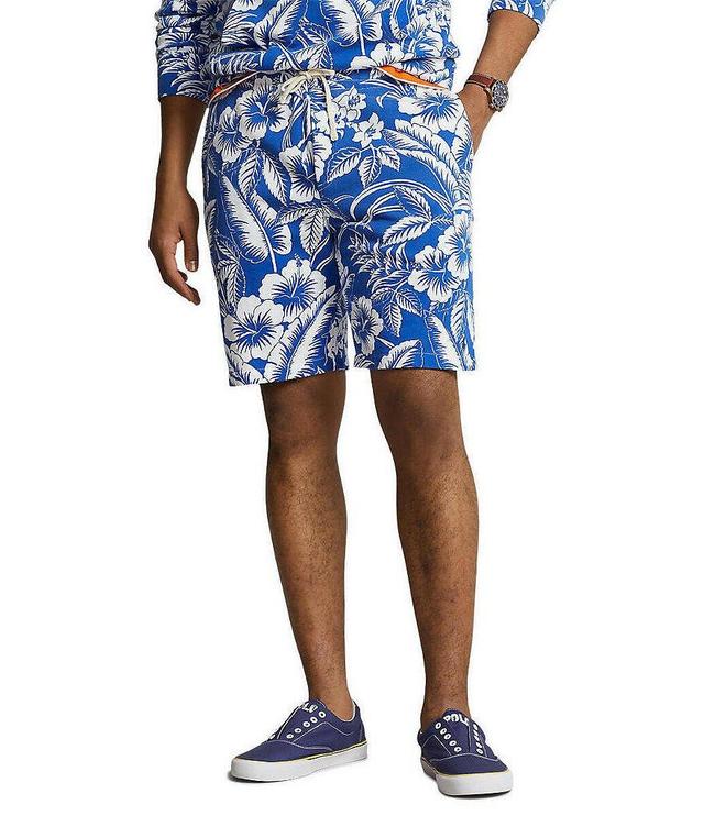 Polo Ralph Lauren Tropical Floral Spa Terry 8.5#double; Inseam Shorts Product Image