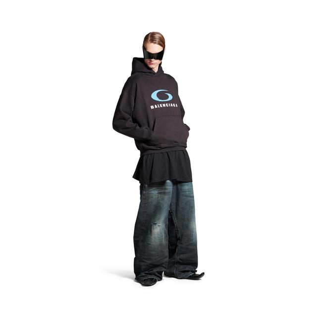 Men's Loop Sports Icon Hoodie Medium Fit in Black Product Image