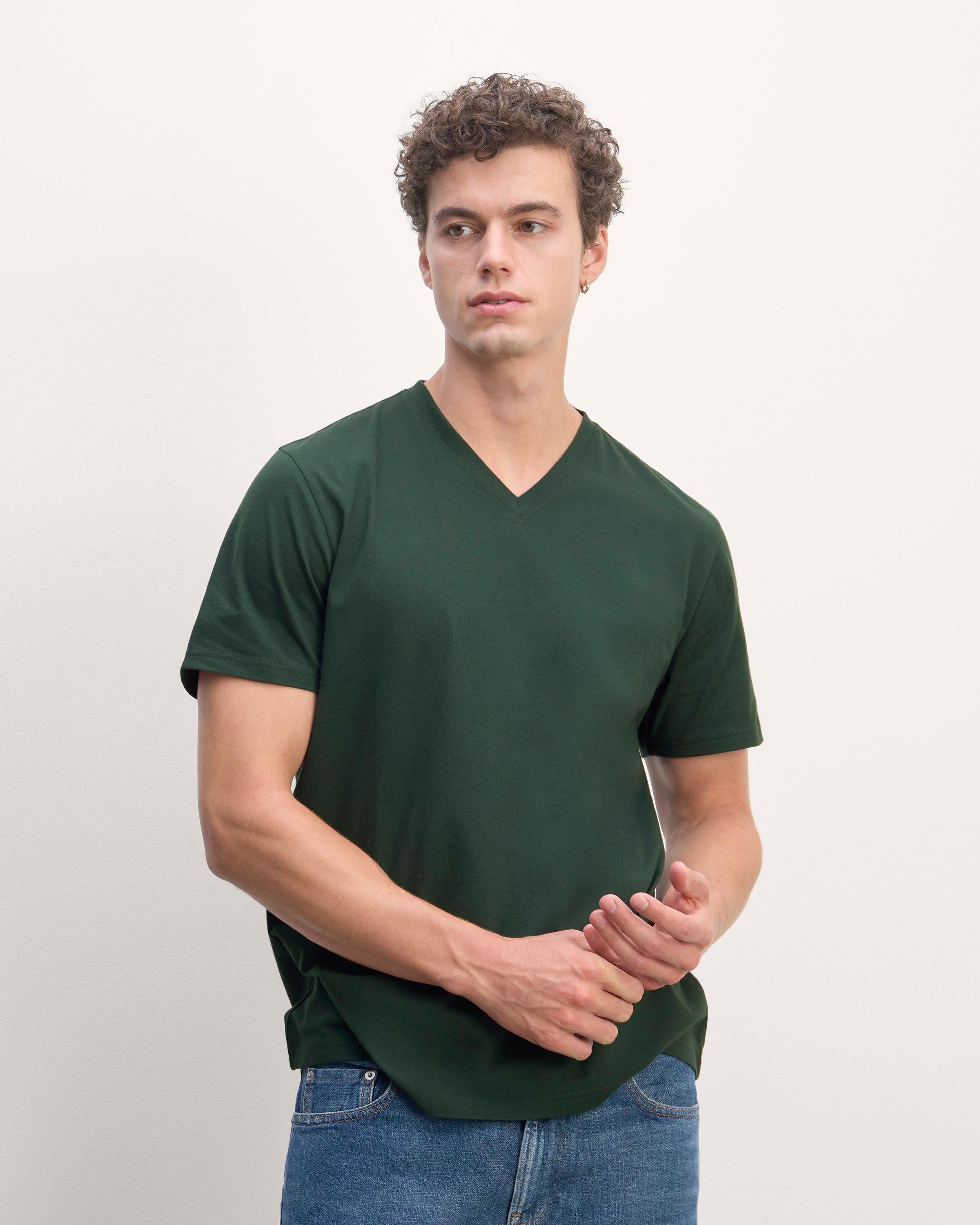 The Essential Organic V-Neck Tee Product Image