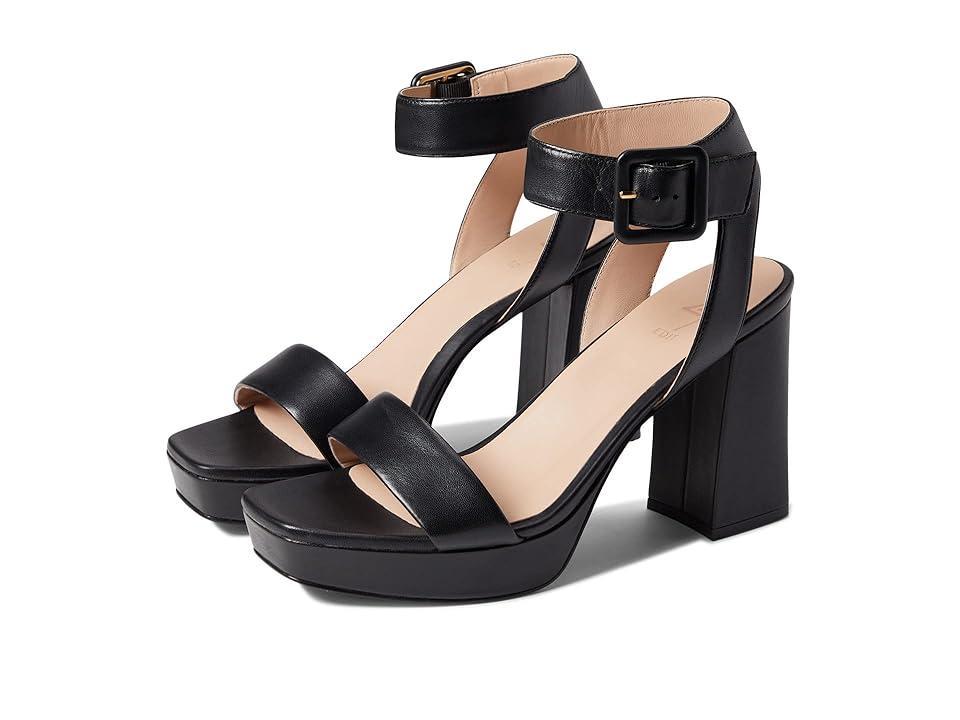 Naturalizer 27 EDIT Jaselle Square Toe Leather Buckle Detail Ankle Strap Platform Dress Sandals Product Image