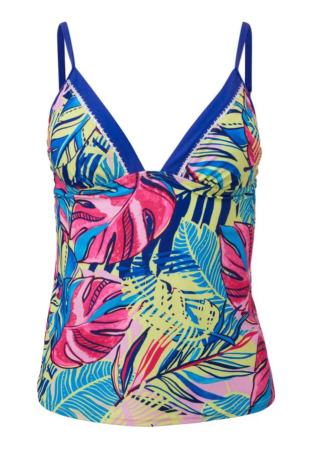 Diamond Stitch Tankini - Summer Leaves Product Image