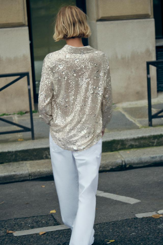 SEQUIN SHIRT Product Image