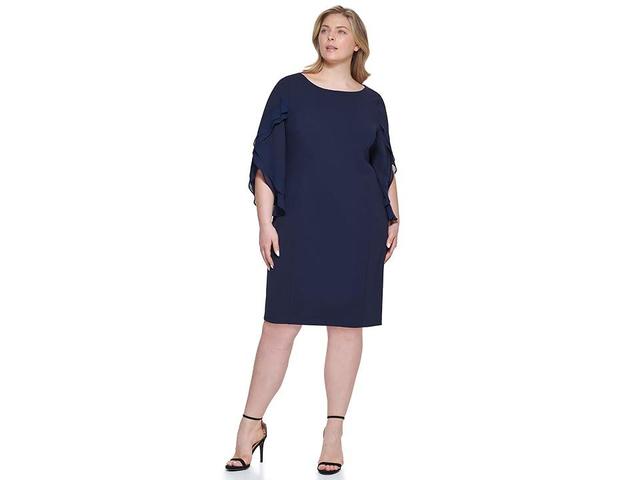 DKNY Plus Size Sheath Dress Women's Clothing Product Image