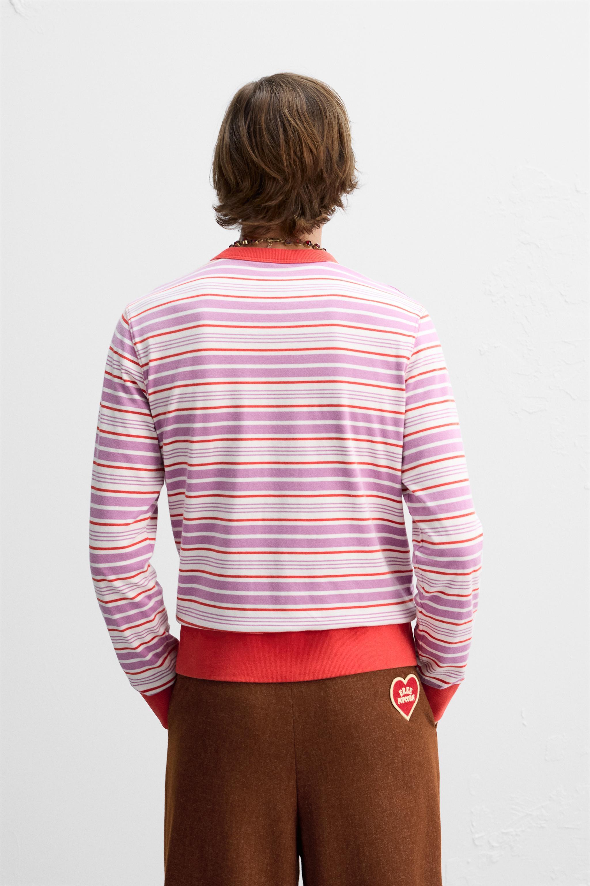 STRIPED RIB T-SHIRT X HARRY LAMBERT Product Image