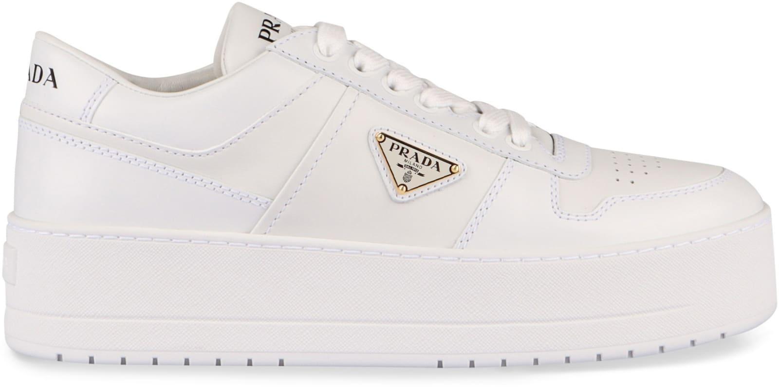 Flatform Downtown Logo Platform Sneaker In White Product Image