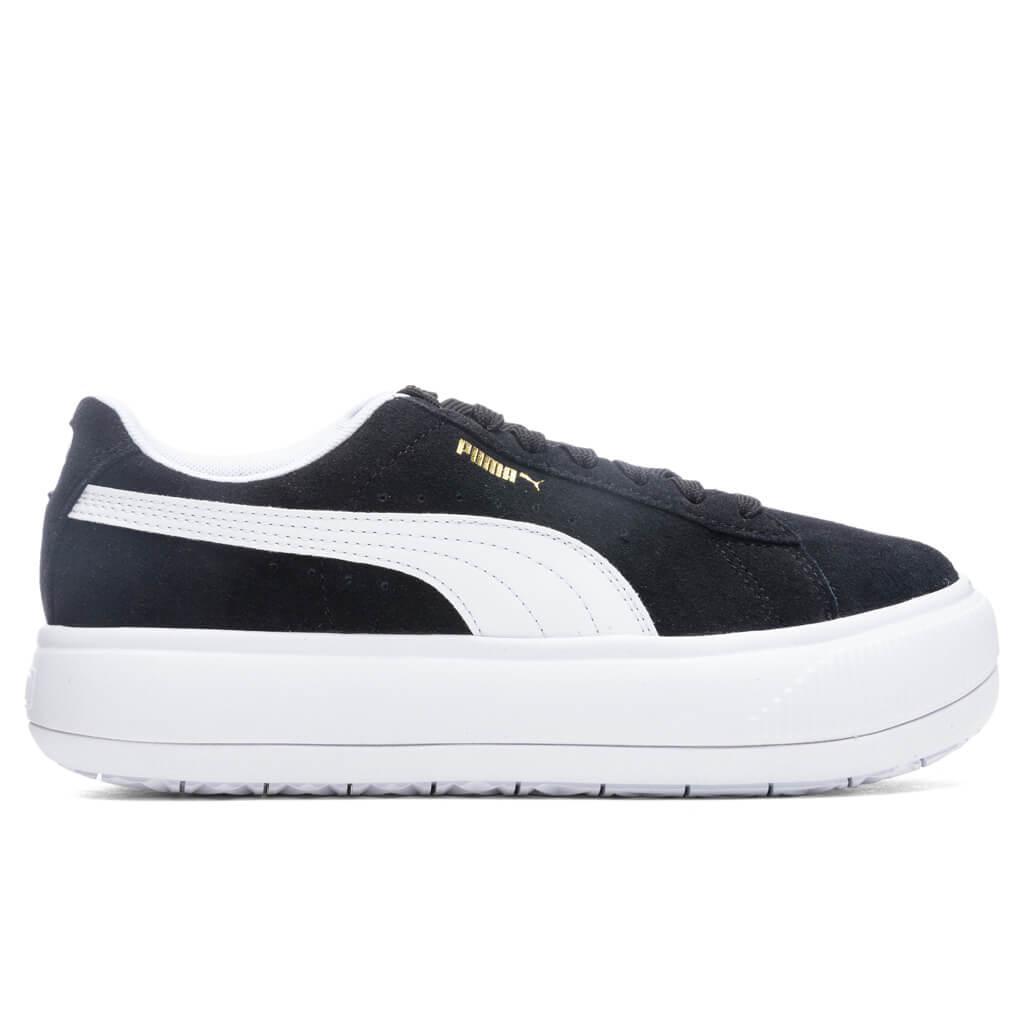 Women's Suede Mayu - Black/White Female Product Image