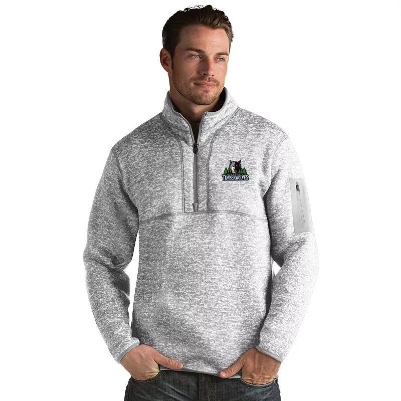 Mens Antigua Phoenix Suns Fortune Pullover Phx Light Gray Grey Product Image