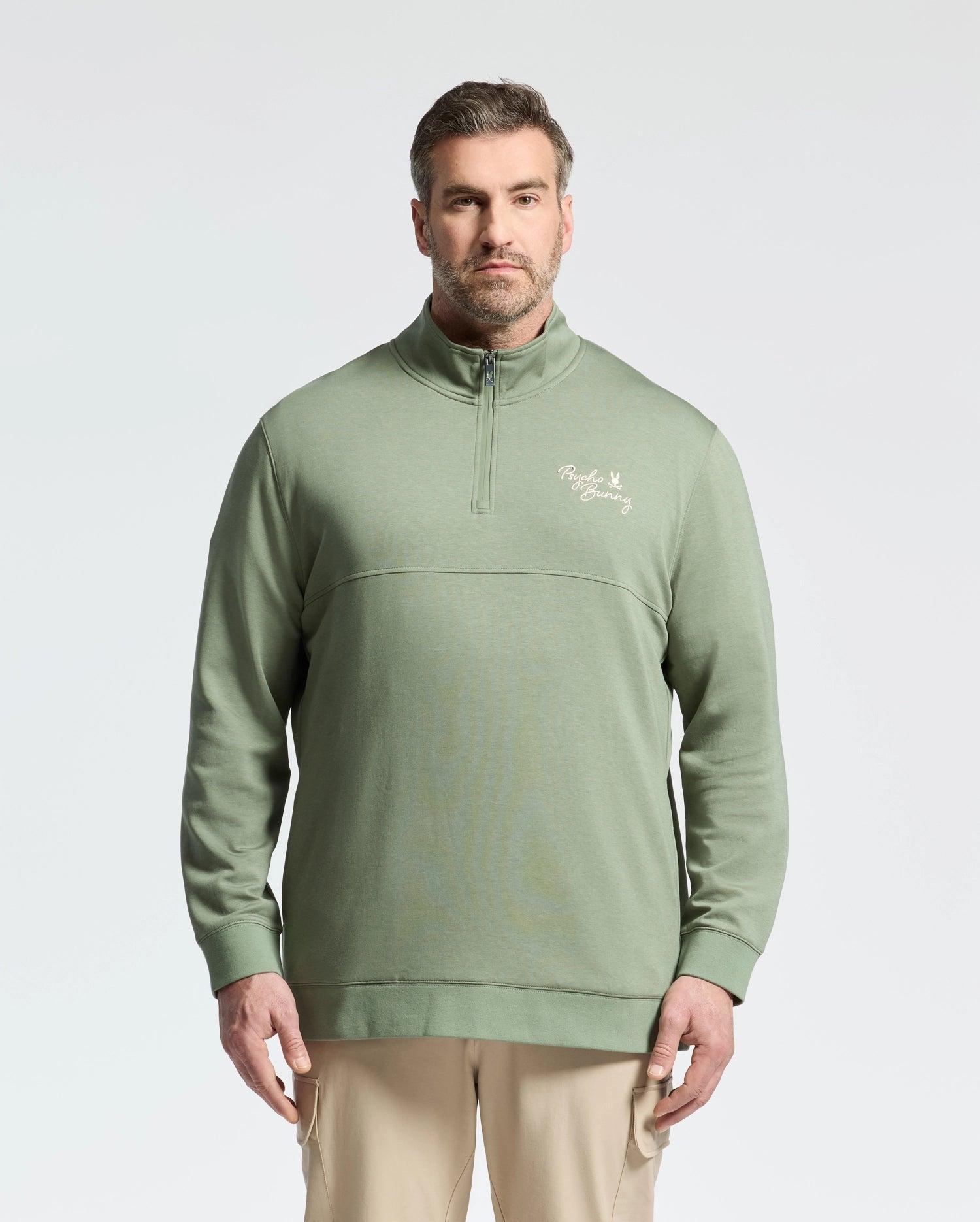 MENS DESERT 1/4 MOCK ZIP - B6S488F200 Product Image