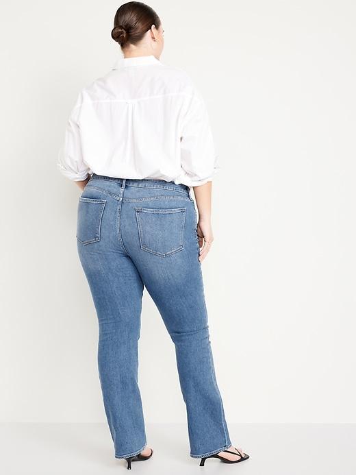 Mid-Rise Wow Boot-Cut Jeans Product Image