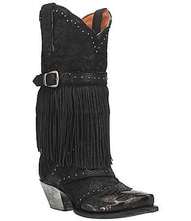 Dan Post Bed Of Roses Womens Leather Cowboy Boots Product Image