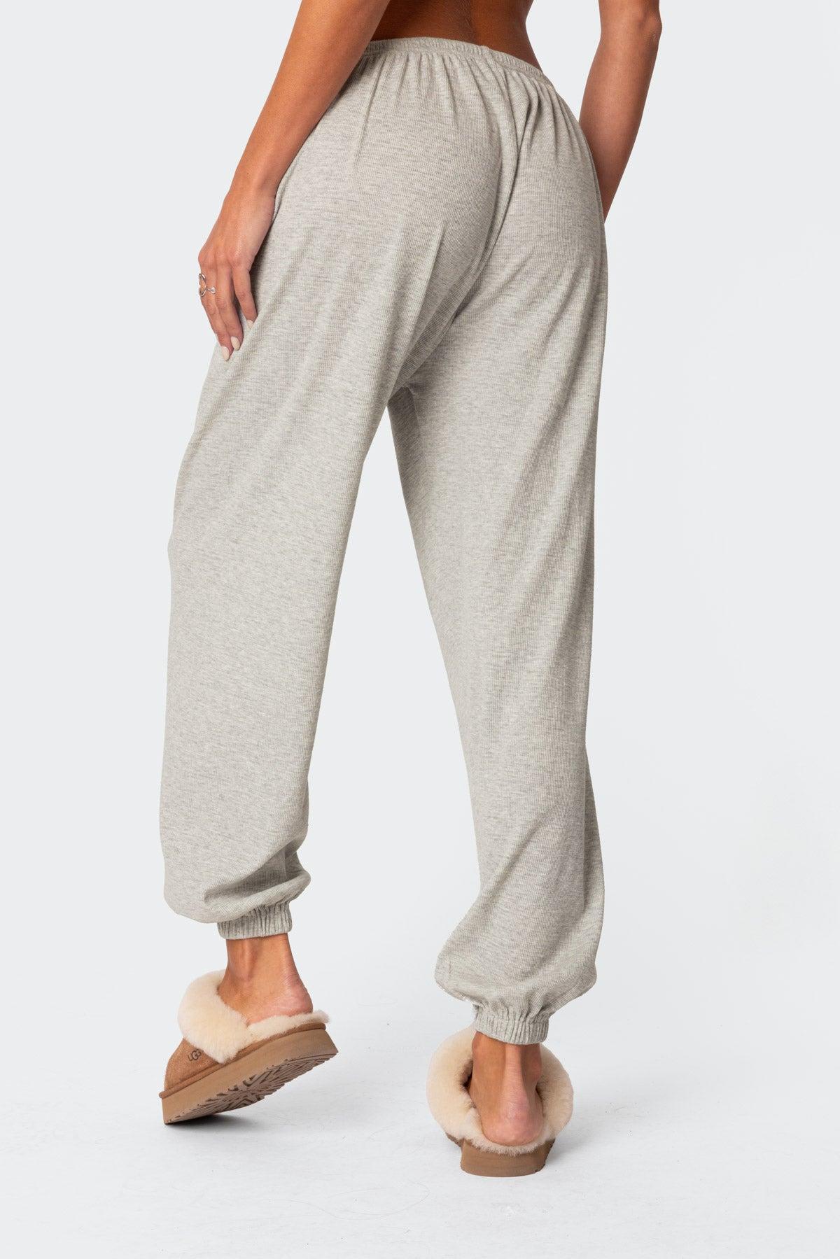 Rosanna Waffle Pajama Sweatpants Product Image