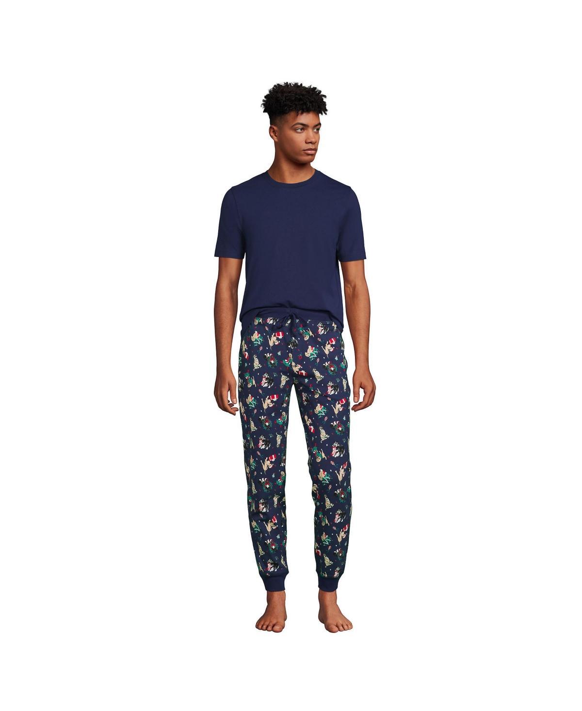 Mens Lands End Jersey Pajama Sleep Set Product Image