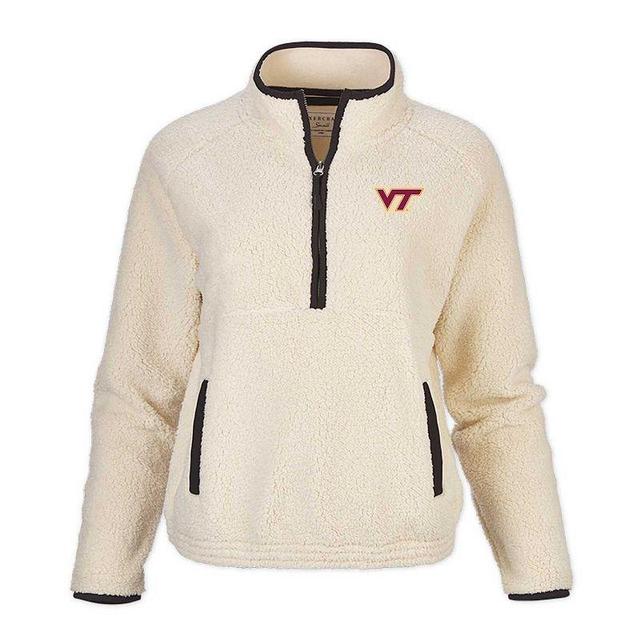 Womens Natural Virginia Tech Hokies Everest Half-Zip Top Product Image