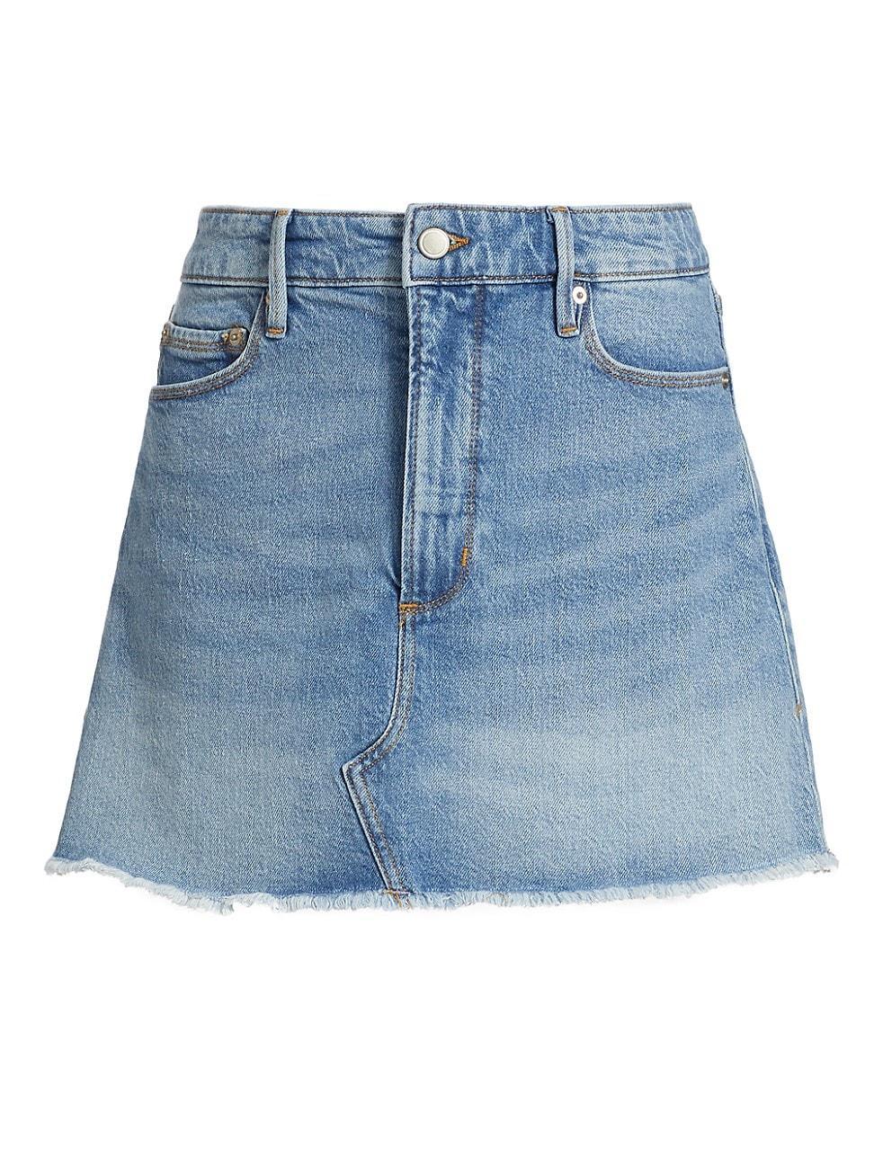 Womens Uniform Denim Miniskirt Product Image