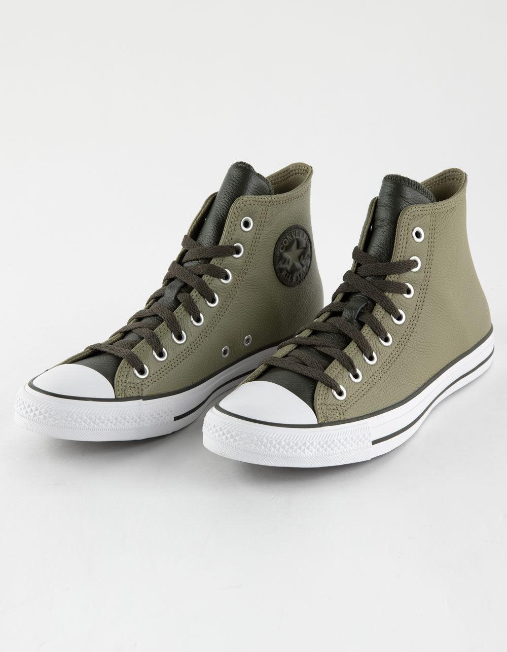 CONVERSE Chuck Taylor All Star Leather High Top Shoes Product Image