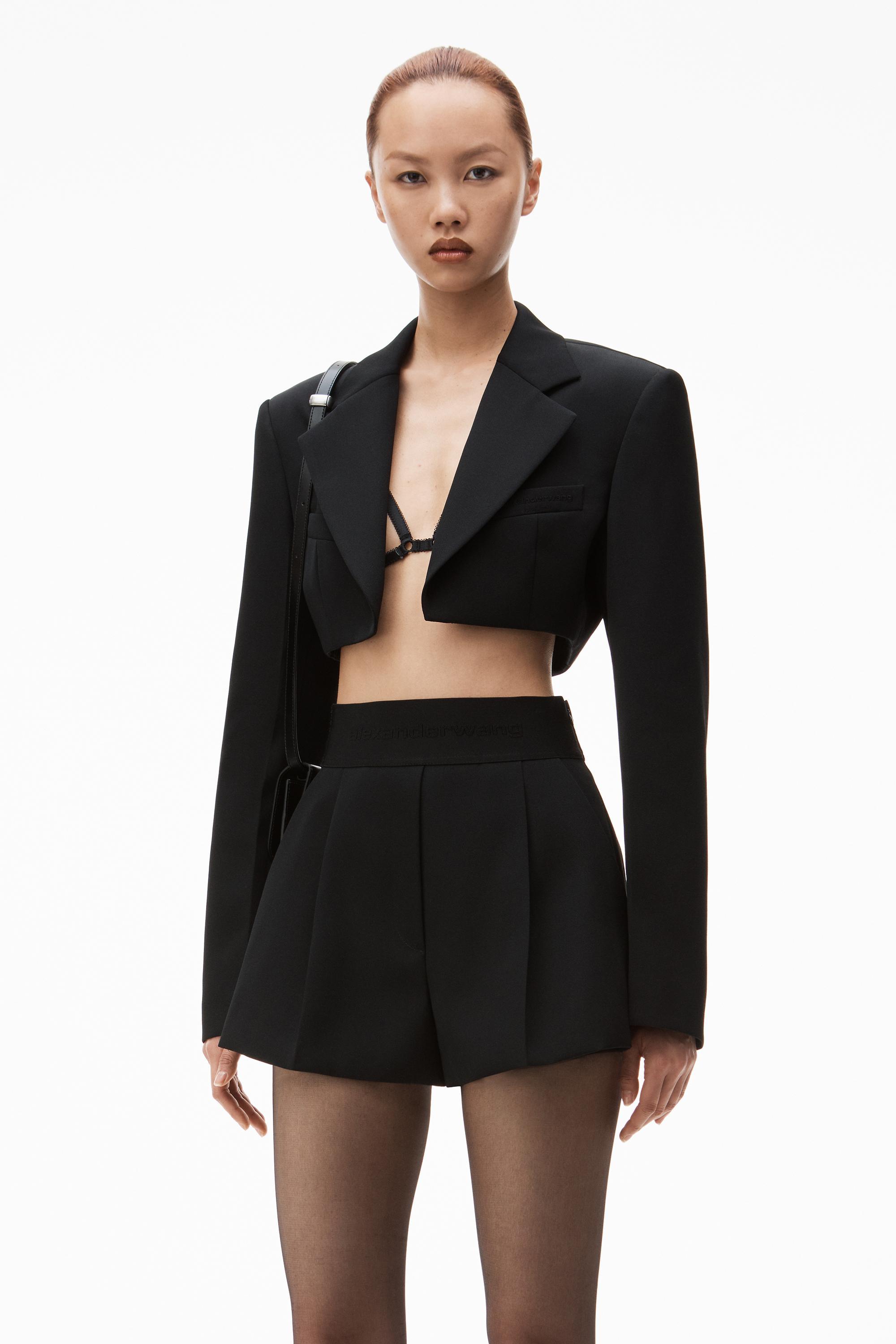 High Waisted Tailored Short In Wool Tailoring Product Image