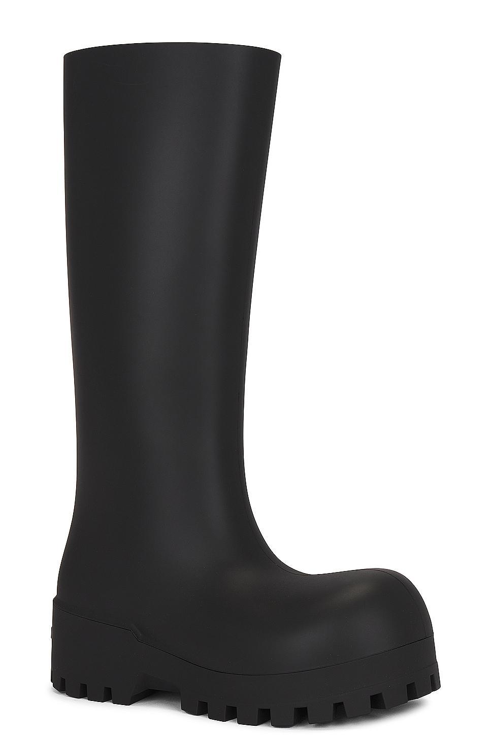 Balenciaga Bulldozer Rainboot in Black - Black. Size 37 (also in 38, 40, 41). Product Image