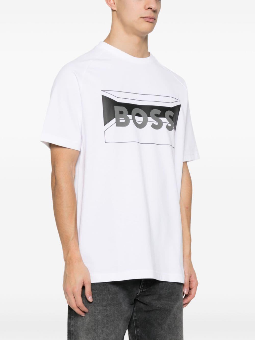 Logo-print T-shirt In White Product Image