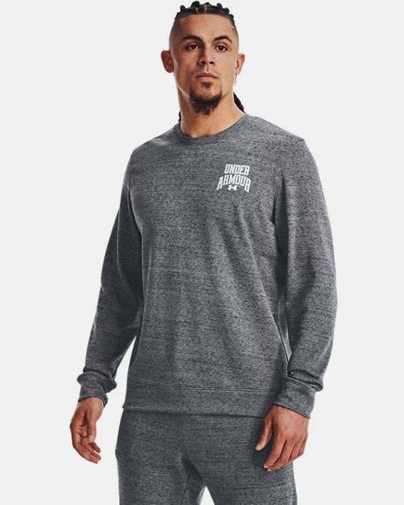 Men's UA Rival Terry Graphic Crew Product Image