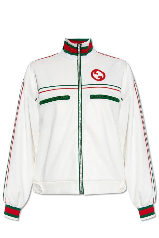 Logo Embroidered Zip In White Product Image