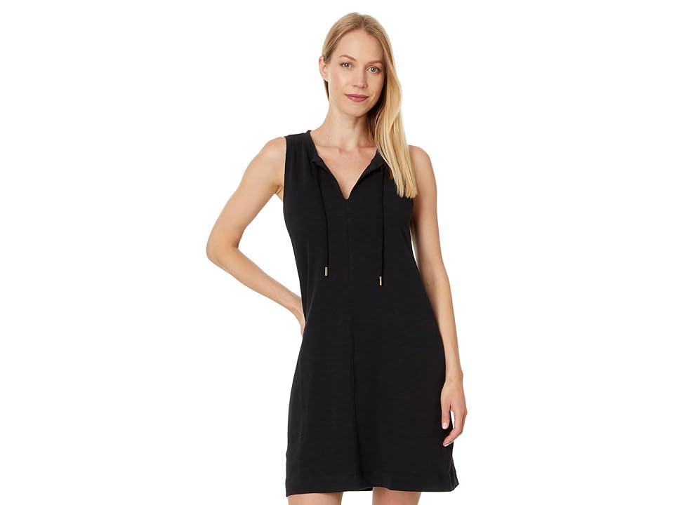 Lilla P Split Neck Sleeveless Dress Women's Dress Product Image