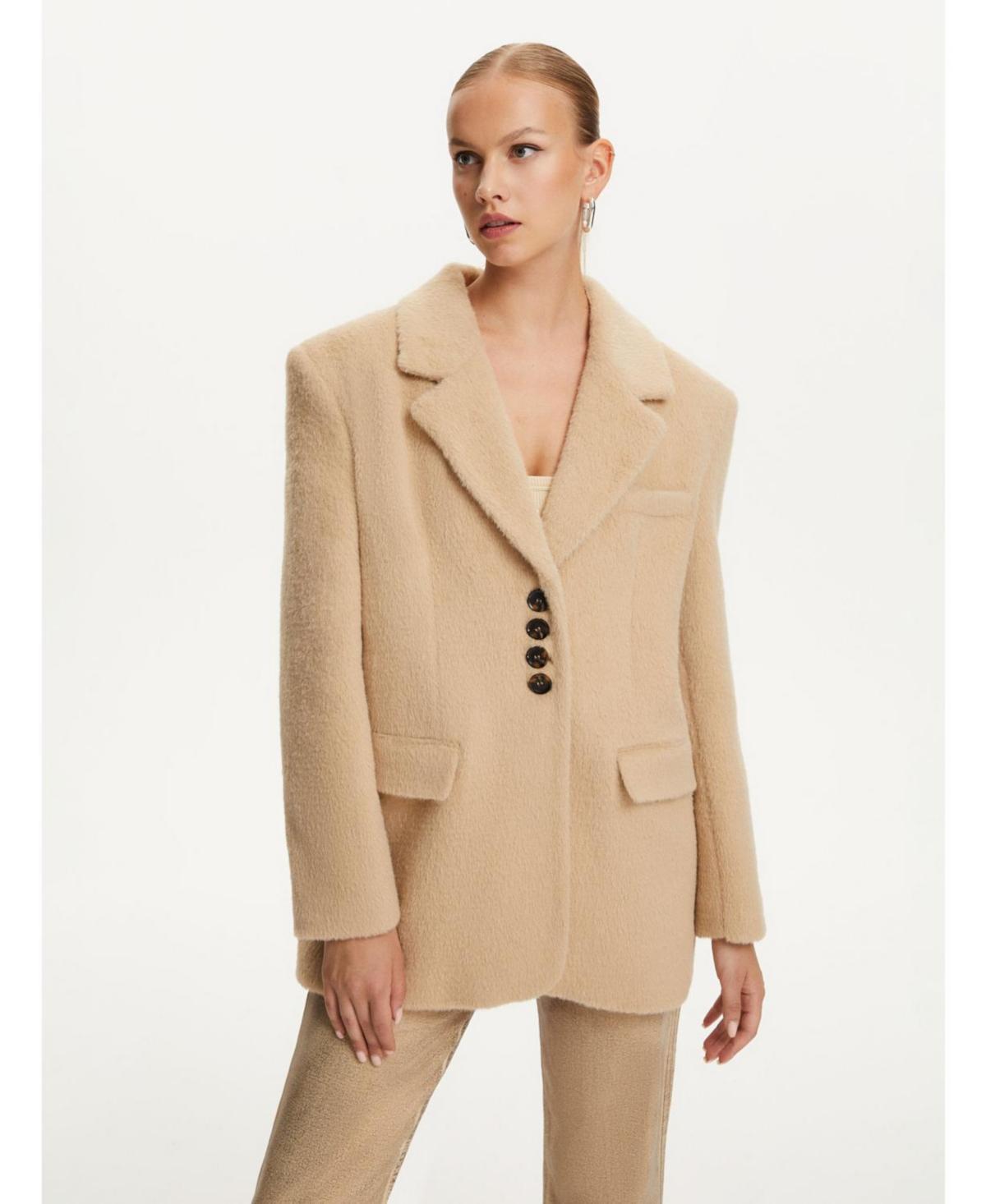 Womens Single-Breasted Blazer Product Image