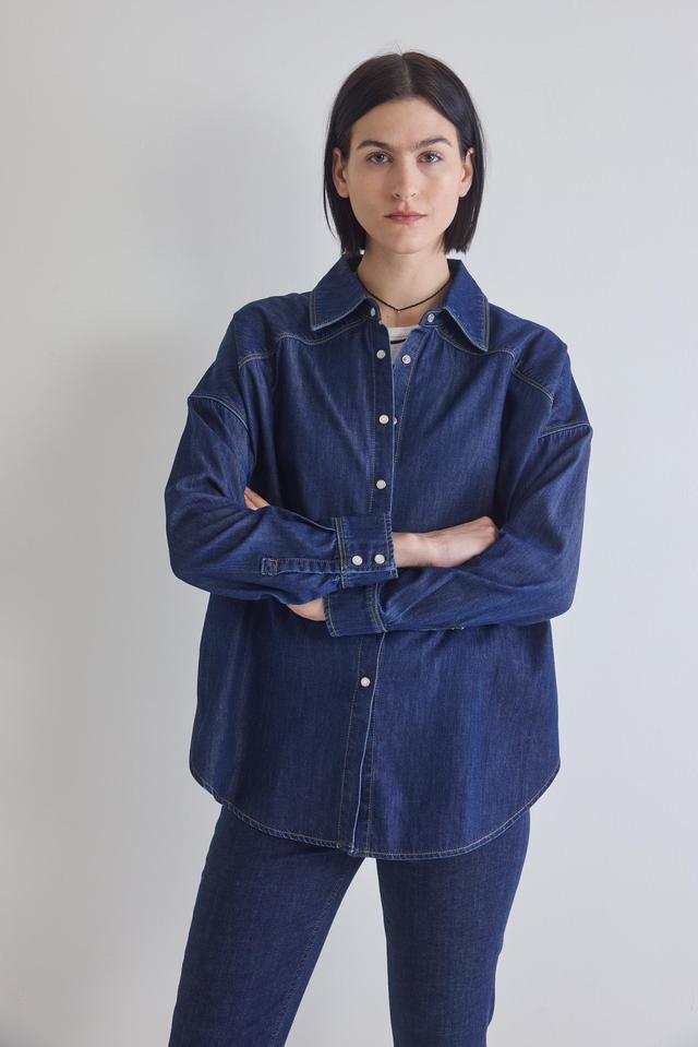 Refine Oversized Denim Tunic Product Image