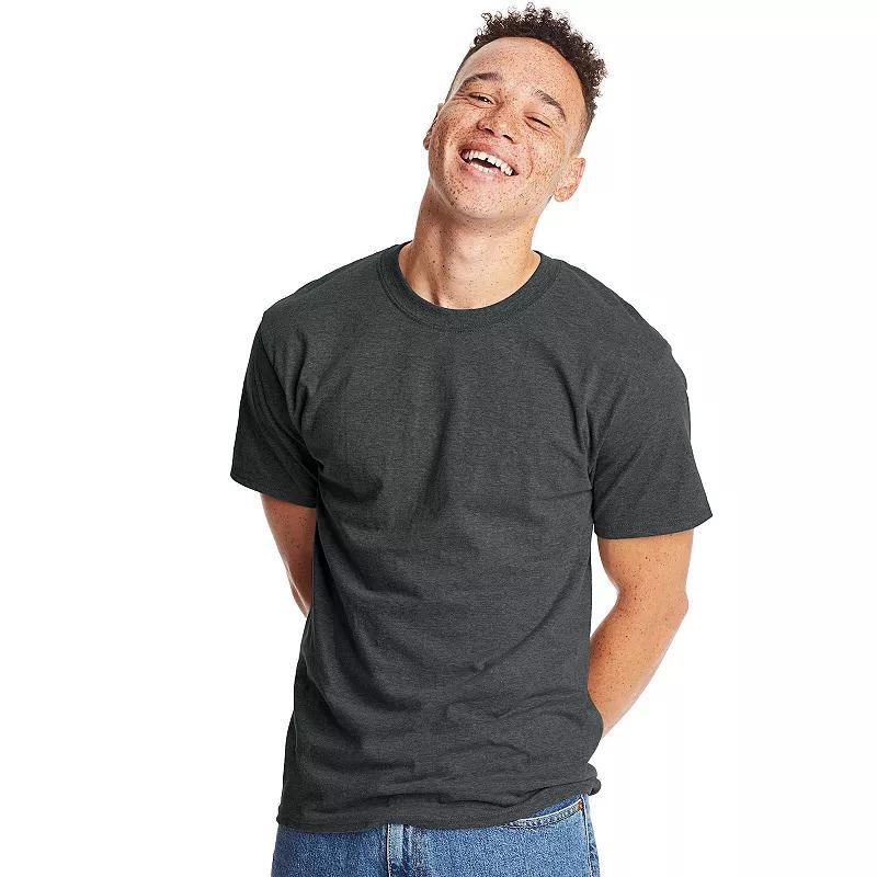 Mens Hanes Beefy Heavyweight Tee Grey Gray Product Image