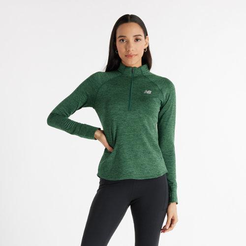 New Balance Women's Athletics Heat Grid 1/2 Zip Product Image