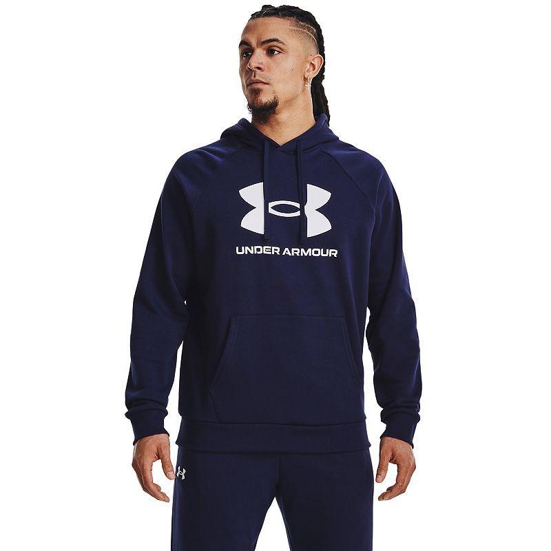 Mens UA Rival Fleece Logo Hoodie Product Image