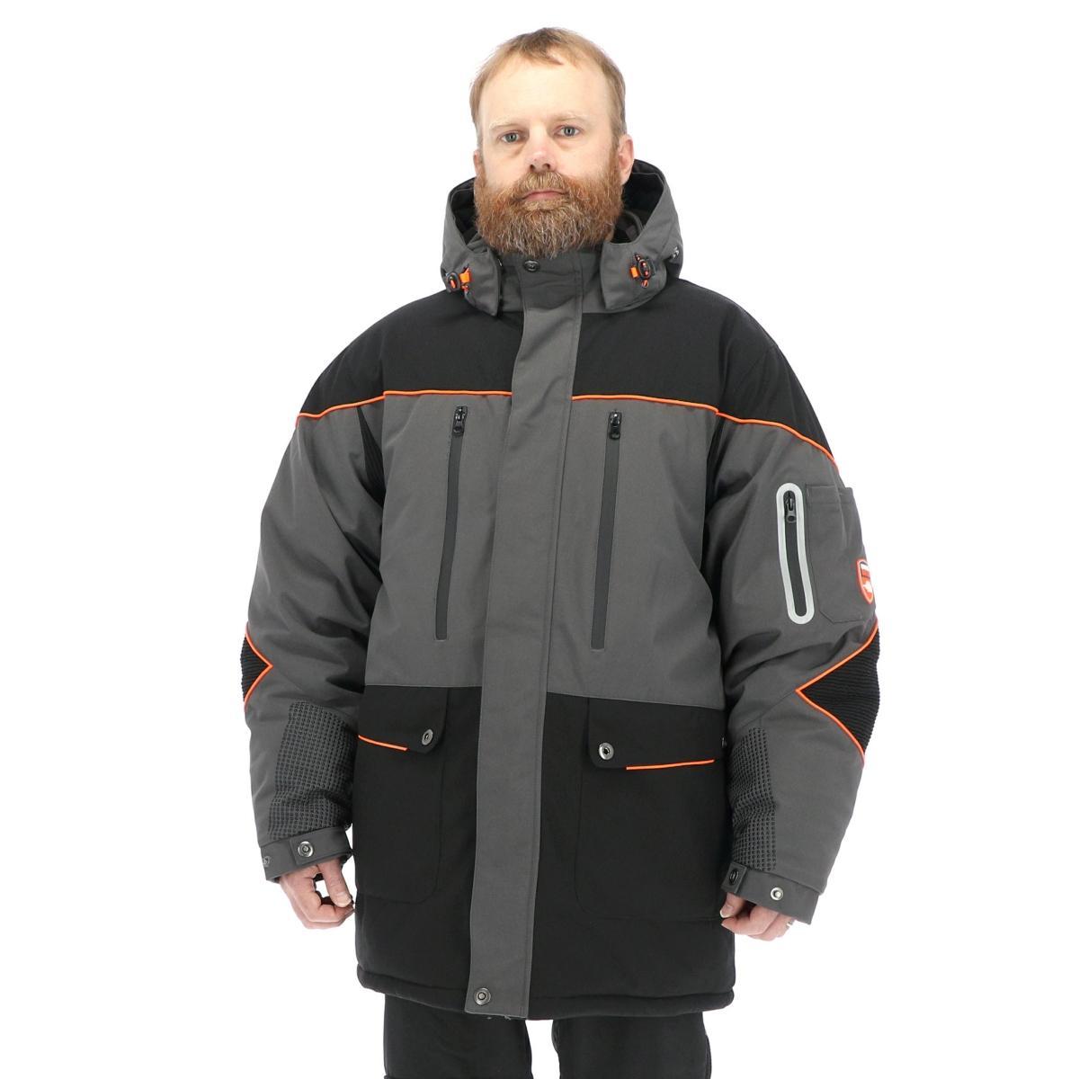 RefrigiWear Mens PolarForce Insulated Parka with Detachable Hood Product Image