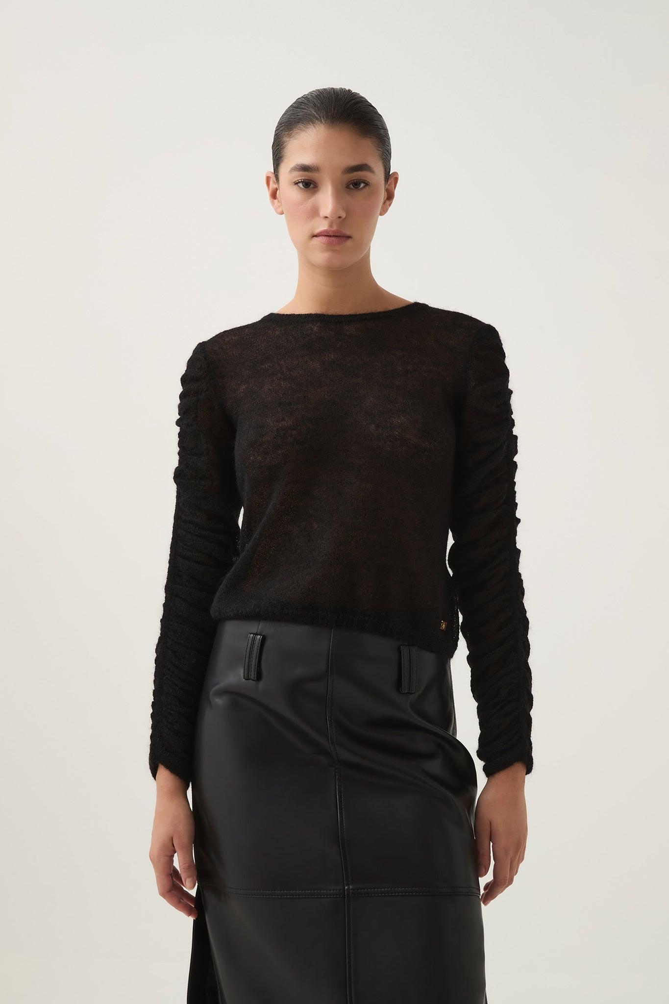 Yasmeen Tie Back Knit Top Product Image