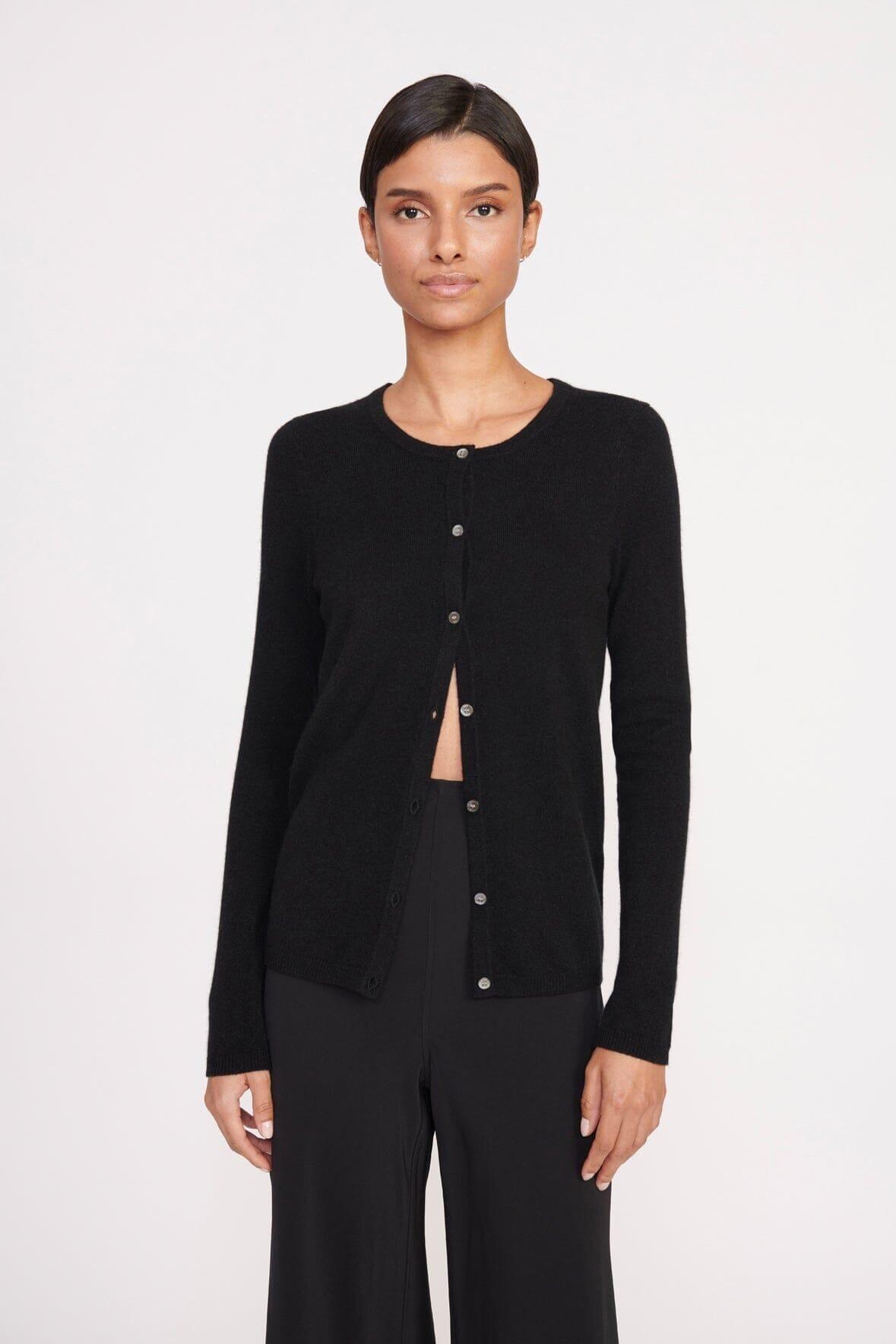 ADAN CASHMERE CARDIGAN | BLACK product image