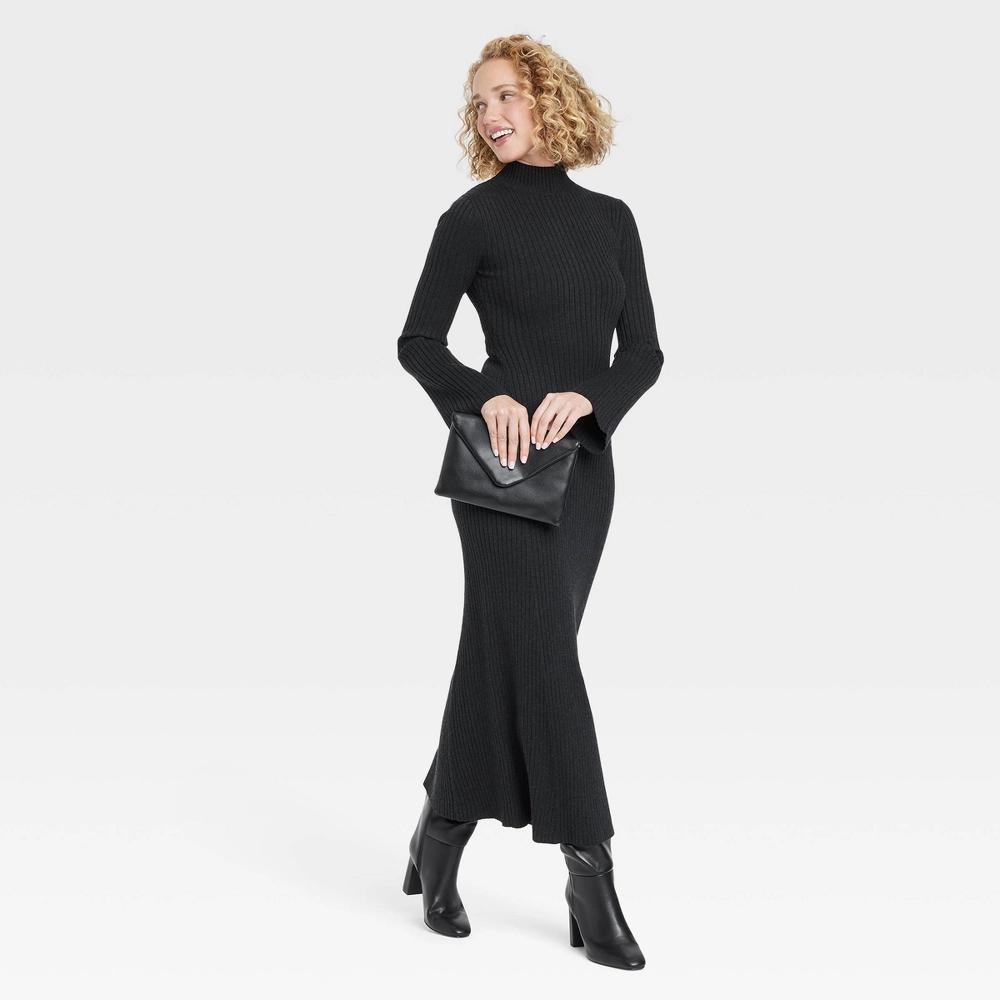 Women's Long Sleeve Maxi Sweater Dress - A New Day™ Product Image