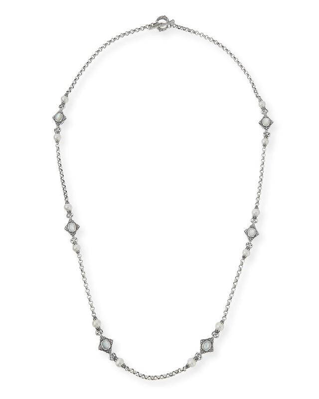 Konstantino Selene Long Station Necklace in Silver/Gold at Nordstrom Product Image